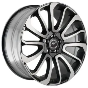 22 inç 5x120 Gun Metal Polish BMW X5 BMW X6 Range Rover uyumlu jant takımı