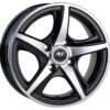 15 inç 4x100 Black Polish Renault Dacia Fiat uyumlu jant takımı
