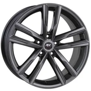 17 İnç 5x100 Gun Metal Volkswagen Golf Seat Leon Skoda Octavia Uyumlu Jant Takımı
