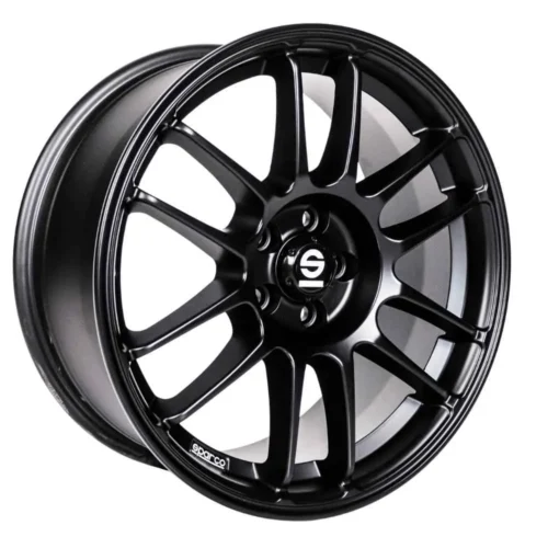 17 İnç 5×100 Black Sparco Tarmac Volkswagen Golf Seat Leon Skoda Octavia Uyumlu Jant Takımı