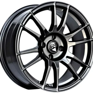 17 İnç 5x100 Mat Gun Metal Volkswagen Golf Seat Leon Skoda Octavia Uyumlu Jant Takımı