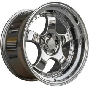 17 İnç 5x100 Chrome Ön Arka Volkswagen Golf Seat Leon Skoda Octavia Uyumlu Jant Takımı