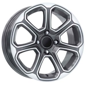 17 İnç 4x108 Gun Metal Diamond Ford Fiesta Focus Peugeot 308 Uyumlu Jant Takımı