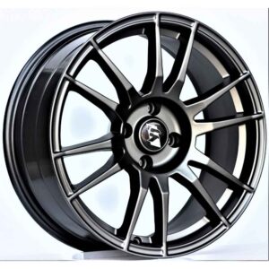 17 İnç 4x108 Mat Gun Metal Peugeot 308 Citroen C4 Ford Fiesta Uyumlu Jant Takımı