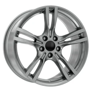 19 İnç 5x120 Gun Metal R1K-DY459 BMW 3 Serisi BMW 4 Serisi BMW 5 Serisi Uyumlu Ön Arka Jant Takımı - 8J ET35 ön 9J ET45 arka 5x120 jant takımı