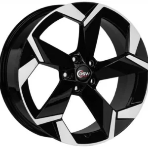 19 İnç 5x112 Black Polish Volkswagen Golf Seat Leon Skoda Octavia Uyumlu Jant Takımı