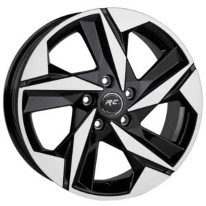 17 İnç 5x114.3 Black Polish Hyundai Tucson Kia Sportage Mitsubishi Lancer Uyumlu Jant Takımı