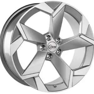 19 İnç 5x112 Silver Polish Volkswagen Golf Seat Leon Skoda Octavia Uyumlu Jant Takımı