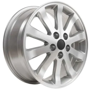 17 İnç 5x114.3 Silver Polish Toyota Corolla Toyota C-HR Toyota RAV4 Uyumlu Jant Takımı