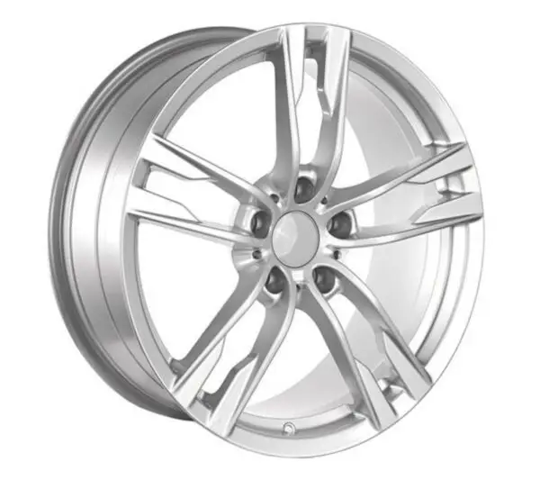 19 İnç 5x120 Silver R1-414 / R1-415 BMW 3 Serisi BMW 4 Serisi BMW 5 Serisi Uyumlu Ön Arka Jant Takımı - 8.5J ET33 ön 9.5J ET40 arka 5x120 jant takımı