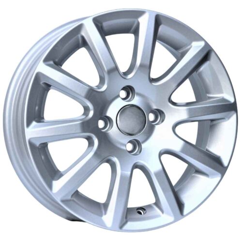 16 İnç 4×100 Chrome Silver Renault Clio Honda Civic Hyundai i20 Uyumlu Jant Takımı