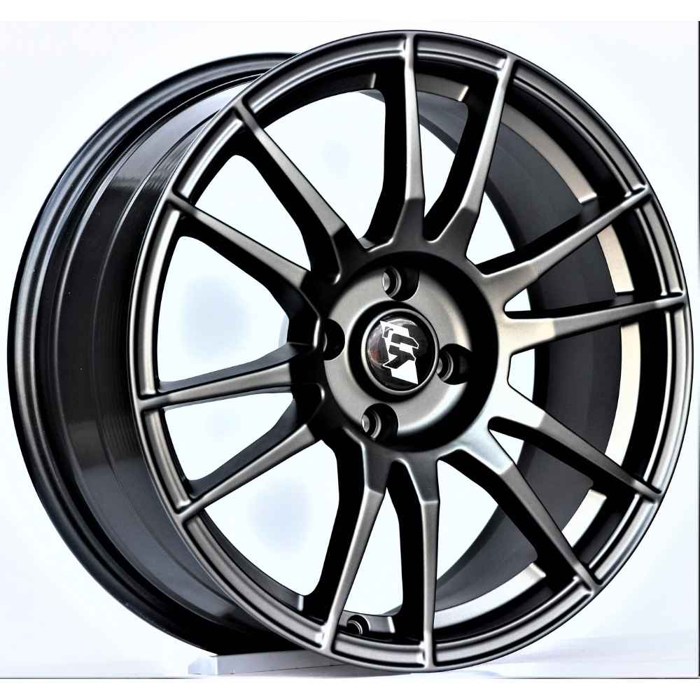 17 İnç 4x100 Mat Gun Metal Renault Clio Hyundai i20 Kia Rio Uyumlu Jant Takımı
