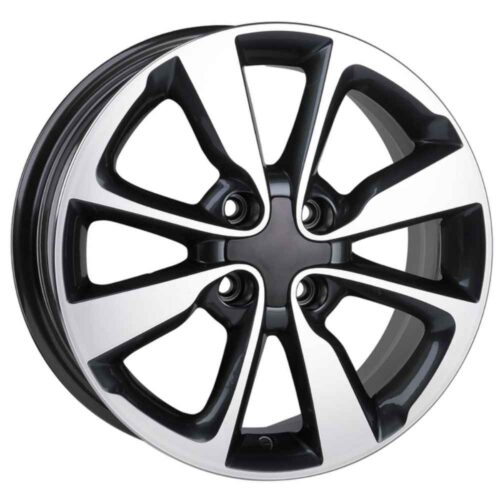 16 İnç 4×100 Black Full Renault Clio Honda Civic Toyota Yaris Uyumlu Jant Takımı