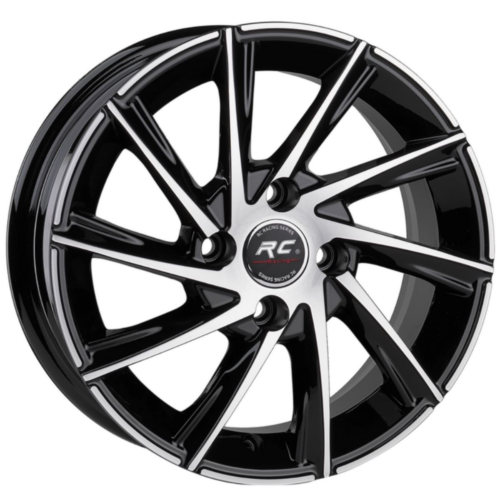 14 İnç 4×100 Black Polish Renault Clio Symbol Dacia Logan Sandero Hyundai Accent Opel Corsa Uyumlu Jant Takımı