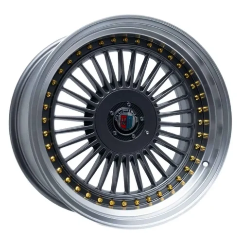 18 İnç 5×112/5×120 Gun Metal Lip Polish BMW 3 Serisi BMW 5 Serisi Mercedes C Serisi Uyumlu Ön Arka Jant Takımı