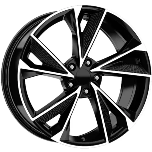 18 İnç 5×112 Black Lip Polish Audi A4 Audi A5 Audi A6 Uyumlu Jant Takımı