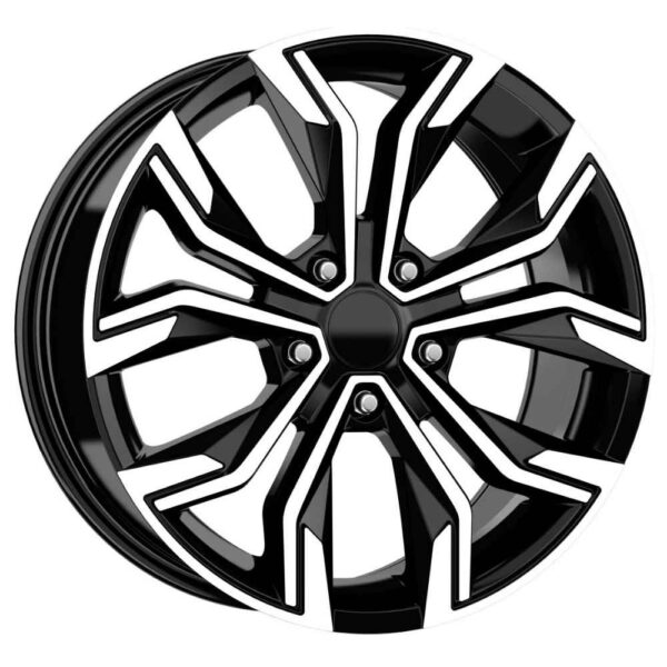 17 İnç 4x100 Black Diamond Renault Clio Hyundai i20 Kia Rio Uyumlu Jant Takımı