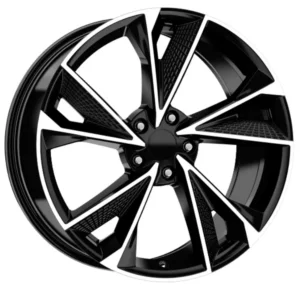 19 İnç 5x112 Black Polish Audi A4 Audi A5 Audi A6 Uyumlu Jant Takımı