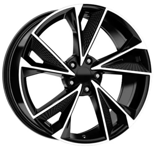 19 İnç 5×112 Black Polish Audi A4 Audi A5 Audi A6 Uyumlu Jant Takımı