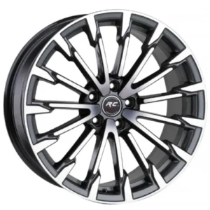 18 İnç 5x112 Gun Metal Polish Audi A4 Audi A5 Audi A6 Uyumlu Jant Takımı