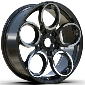 18 İnç 5x112 Black Polish Mercedes C Serisi Uyumlu Jant Takımı