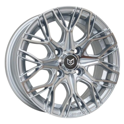 13 İnç 4×100 Silver Polish Renault Broadway Dacia Fiat Hyundai Kia Uyumlu Jant Takımı