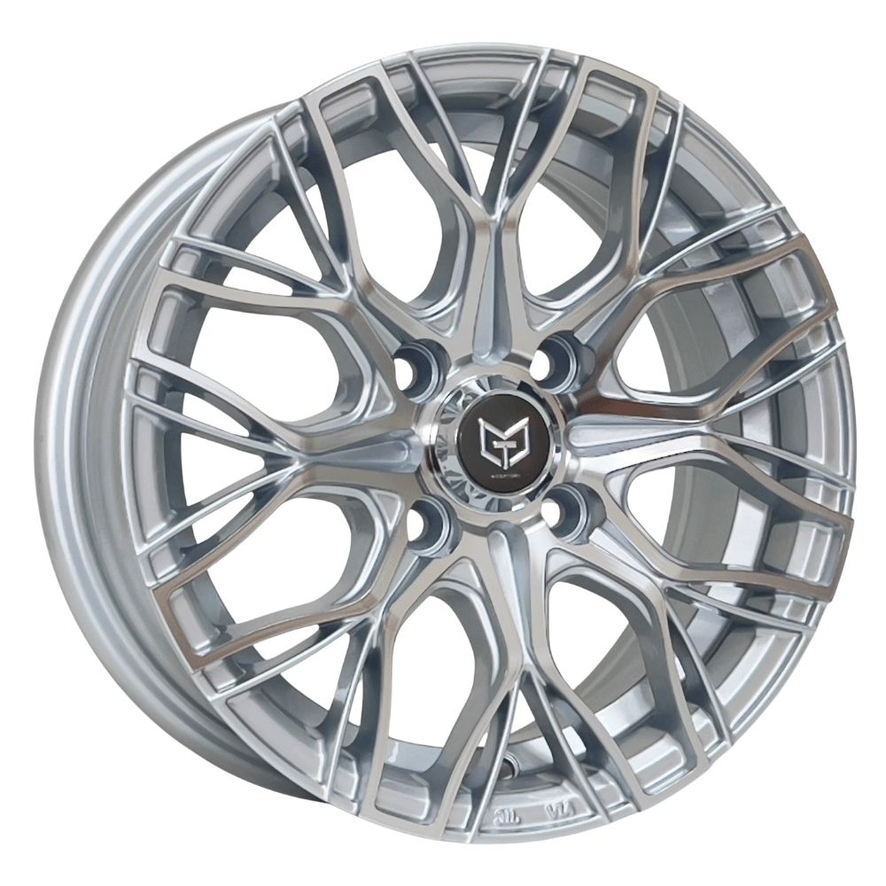 13 İnç 4x100 Silver Polish Renault Dacia Fiat Hyundai Kia Uyumlu Jant Takımı