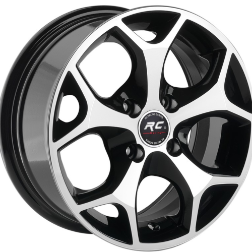 15 İnç 4×100 Black Polish Renault Symbol Fiat Dacia Logan Opel Corsa Uyumlu Jant Takımı