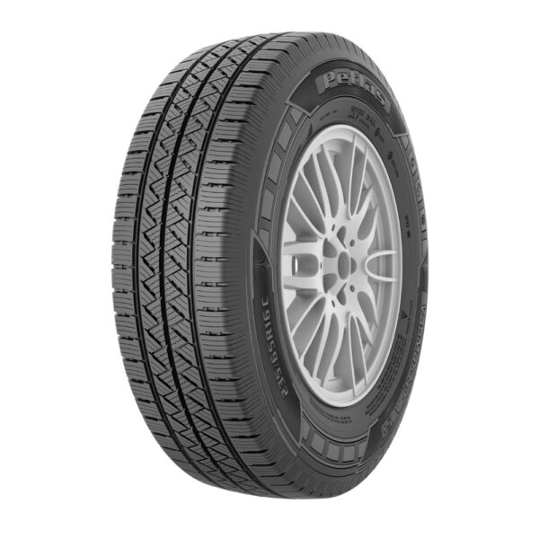 Petlas 195/60R16C TL 99/97T 6PR Vanmaster A/S 2025 Üretim 4 Mevsim Lastiği