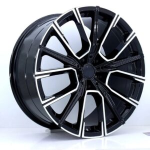 19 İnç 5x112 Black Polish BMW 3 Serisi BMW 4 Serisi BMW 5 Serisi Uyumlu Ön Arka Jant Takımı