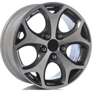 15 İnç 4×108 Black Polish Ford Focus Peugeot 308 Citroen C4 Uyumlu Jant Takımı