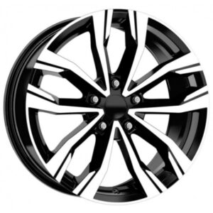 17 İnç 4x100 Deep Black Diamond Gloss Renault Clio Dacia Sandero Opel Corsa Uyumlu Jant Takımı