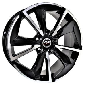 17 İnç 5×114.3 Black Polish Renault Megane Dacia Duster Honda Civic Uyumlu Jant Takımı