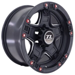 17 İnç 6×114.3 Mat Black Milling Nissan Navara Mercedes X-Class Renault Alaskan Uyumlu Jant Takımı