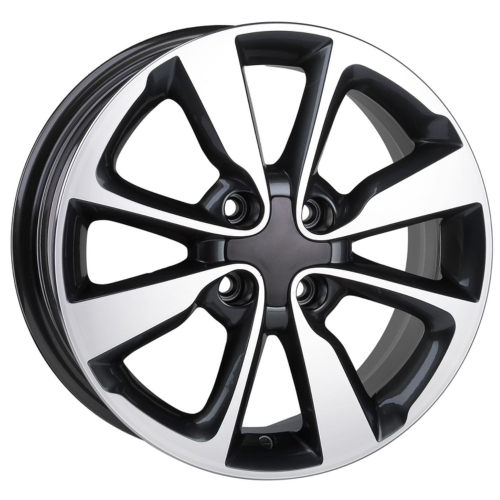 15 İnç 4x100 Black Polish Toyota Yaris Hyundai i20 Kia Rio Uyumlu Jant Takımı