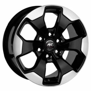16 İnç 6x120 Black Polish Ford Transit Custom Ford Tourneo Custom Volkswagen Transporter T7 Uyumlu Jant Takımı