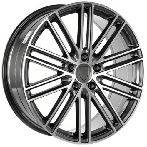 21 İnç 5×130 Gun Metal Polish Porsche Cayenne Volkswagen Touareg Uyumlu Jant Takımı