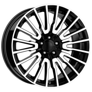 20 İnç 5x112 Black Polish Mercedes C Serisi Uyumlu Ön Arka Jant Takımı