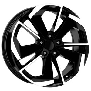 19 İnç 5x112 Black Polish Audi A4 Audi A5 Audi A6 Uyumlu Jant Takımı