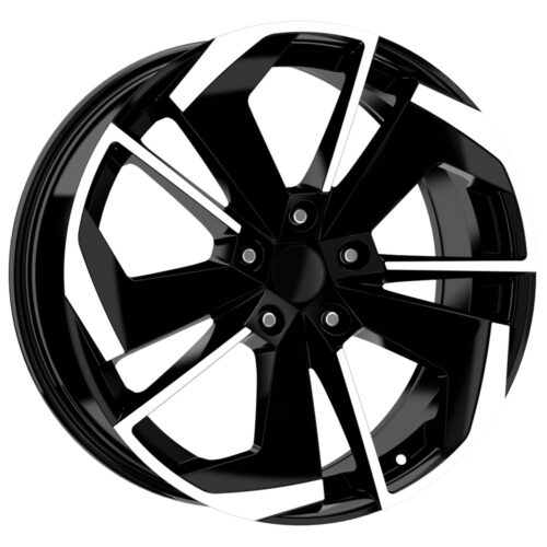 19 İnç 5×112 Black Polish Audi A4 Audi A5 Audi A6 Uyumlu Jant Takımı