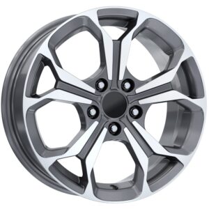 16 İnç 5x108 Gun Metal Diamond Ford Focus Volvo S60 Ford Kuga Uyumlu Jant Takımı