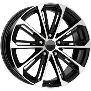 19 İnç 5x112 Black Polish Volkswagen Golf Seat Leon Skoda Octavia Uyumlu Jant Takımı
