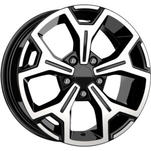 16 İnç 5x114.3 Black Diamond Renault Megane Dacia Duster Honda Civic Uyumlu Jant Takımı