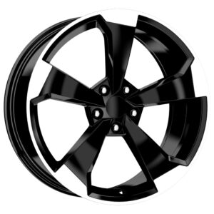 20 İnç 5x112 Black Polish Audi A4 Audi A5 Audi A6 Uyumlu Jant Takımı