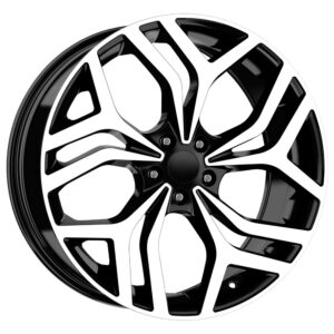 20 İnç 5x120 Black Polish Volkswagen Transporter Volkswagen Caravelle Volkswagen Multivan Uyumlu Jant Takımı