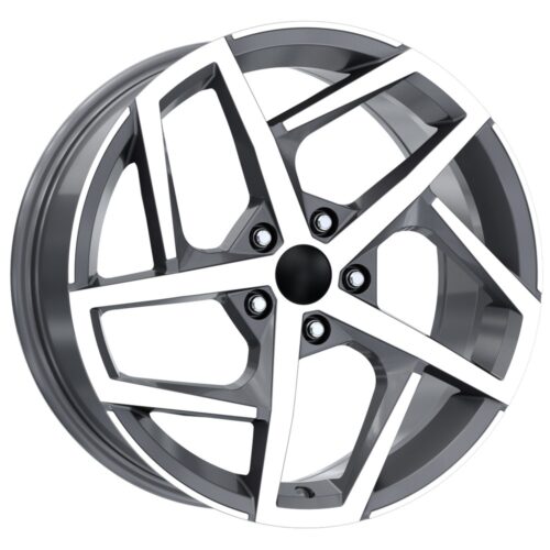 18 İnç 5×112 Gun Metal Diamond Volkswagen Golf Seat Leon Skoda Octavia Uyumlu Jant Takımı