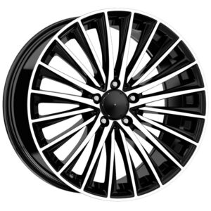 19 İnç 5x112 Black Polish Mercedes C Serisi Uyumlu Ön Arka Jant Takımı