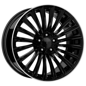 19 İnç 5x112 Black Polish Mercedes C Serisi Uyumlu Ön Arka Jant Takımı