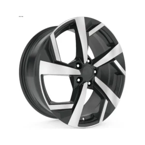 19 İnç 5x114.3 Black Polish Honda Civic Toyota Corolla Nissan Qashqai Uyumlu Jant Takımı