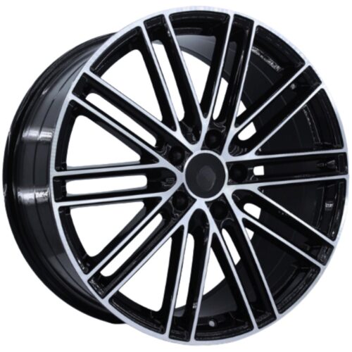 21 İnç 5×130 Black Polish Porsche Cayenne Volkswagen Touareg Uyumlu Jant Takımı